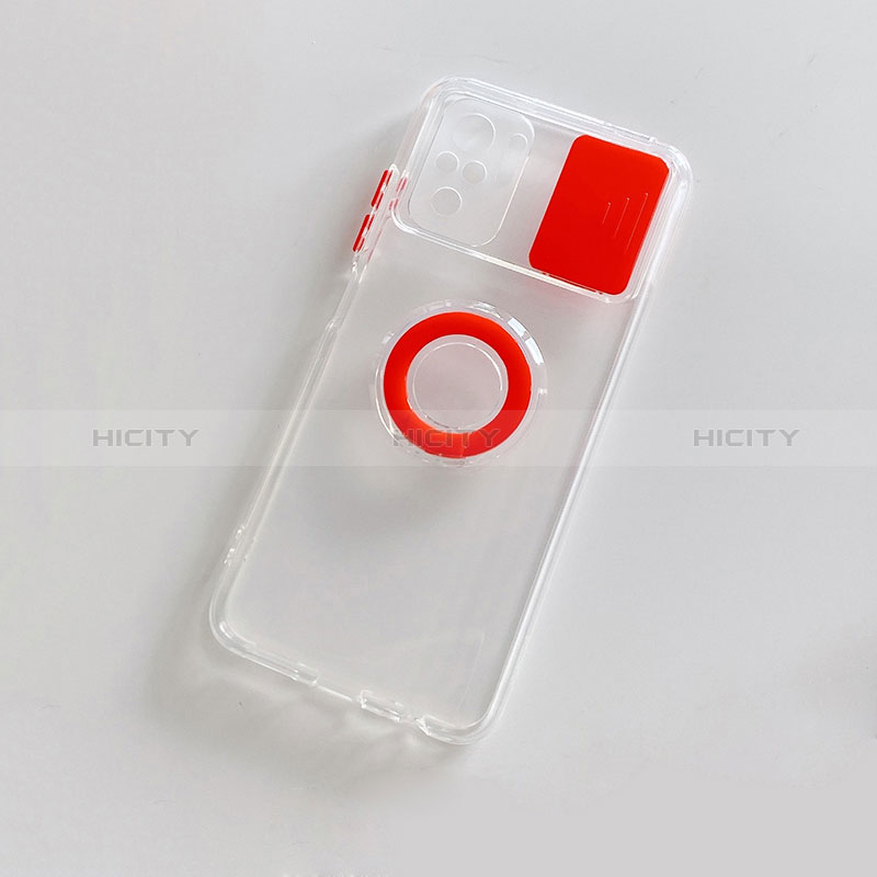 Custodia Silicone Ultra Sottile Morbida 360 Gradi Cover MJ1 per Xiaomi Redmi Note 10 4G Rosso