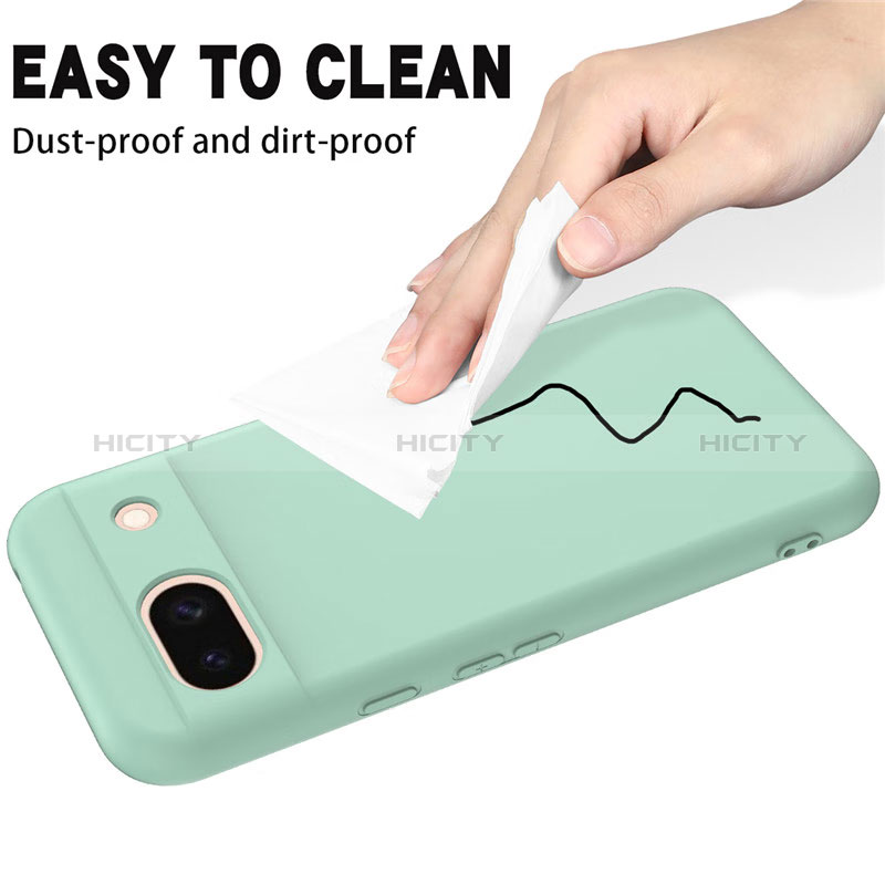 Custodia Silicone Ultra Sottile Morbida 360 Gradi Cover per Google Pixel 8a 5G