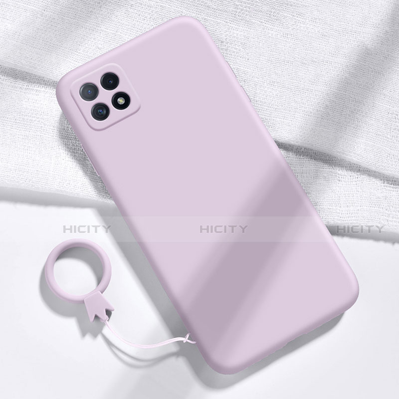 Custodia Silicone Ultra Sottile Morbida 360 Gradi Cover per Huawei Enjoy 20 5G Lavanda