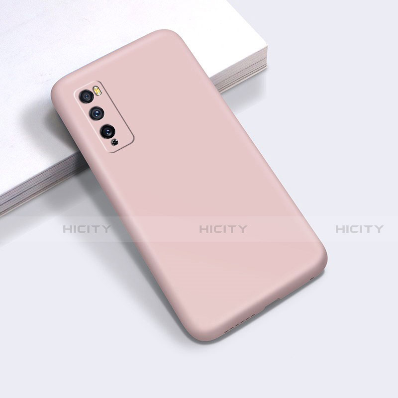 Custodia Silicone Ultra Sottile Morbida 360 Gradi Cover per Huawei Enjoy 20 Pro 5G Rosa