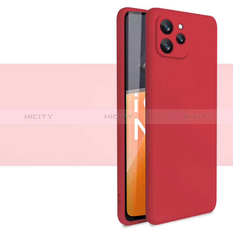 Custodia Silicone Ultra Sottile Morbida 360 Gradi Cover per Huawei Enjoy 50z Rosso