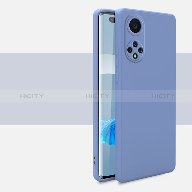 Custodia Silicone Ultra Sottile Morbida 360 Gradi Cover per Huawei Honor 50 Pro 5G Grigio Lavanda