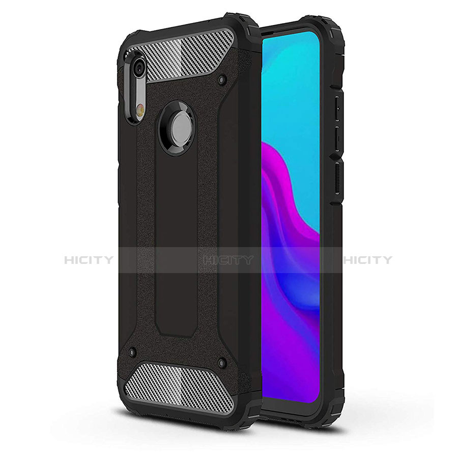 Custodia Silicone Ultra Sottile Morbida 360 Gradi Cover per Huawei Honor 8A Nero