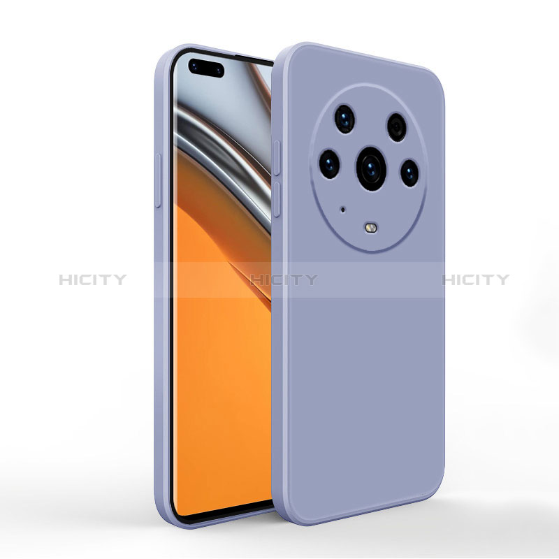 Custodia Silicone Ultra Sottile Morbida 360 Gradi Cover per Huawei Honor Magic3 Pro 5G Grigio Lavanda