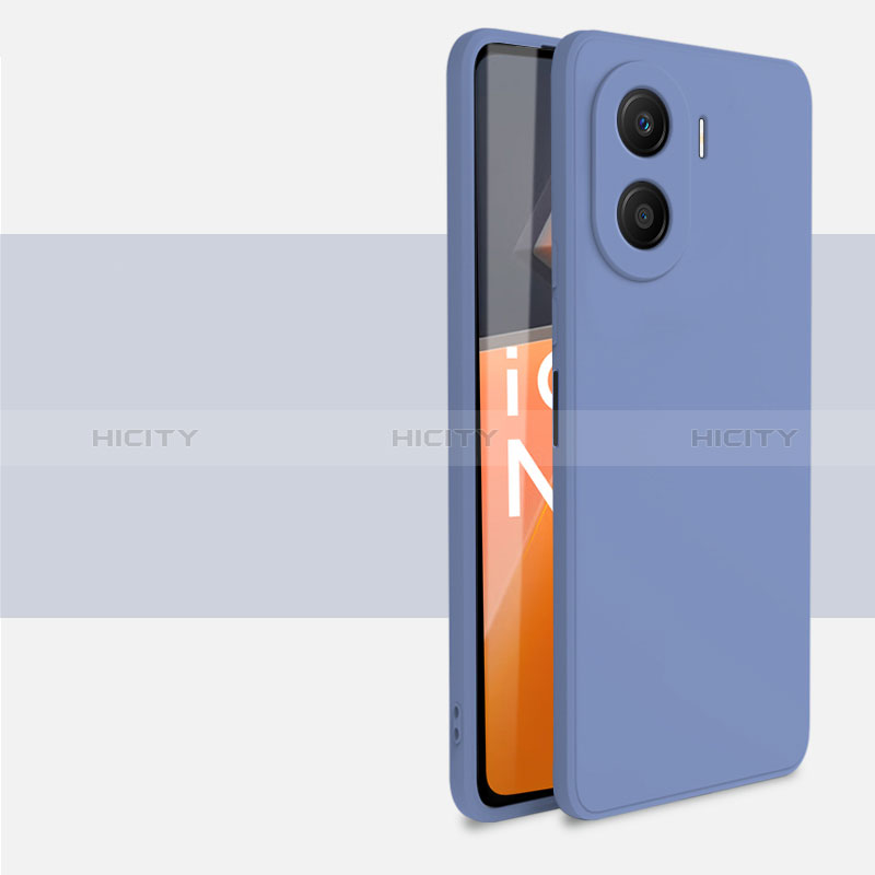 Custodia Silicone Ultra Sottile Morbida 360 Gradi Cover per Huawei Honor X40i 5G Grigio Lavanda