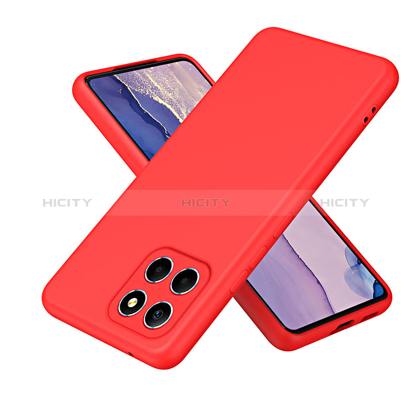 Custodia Silicone Ultra Sottile Morbida 360 Gradi Cover per Huawei Honor X6 Rosso