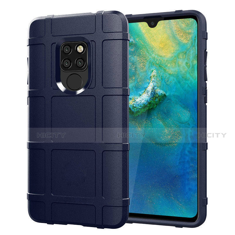 Custodia Silicone Ultra Sottile Morbida 360 Gradi Cover per Huawei Mate 20 Blu