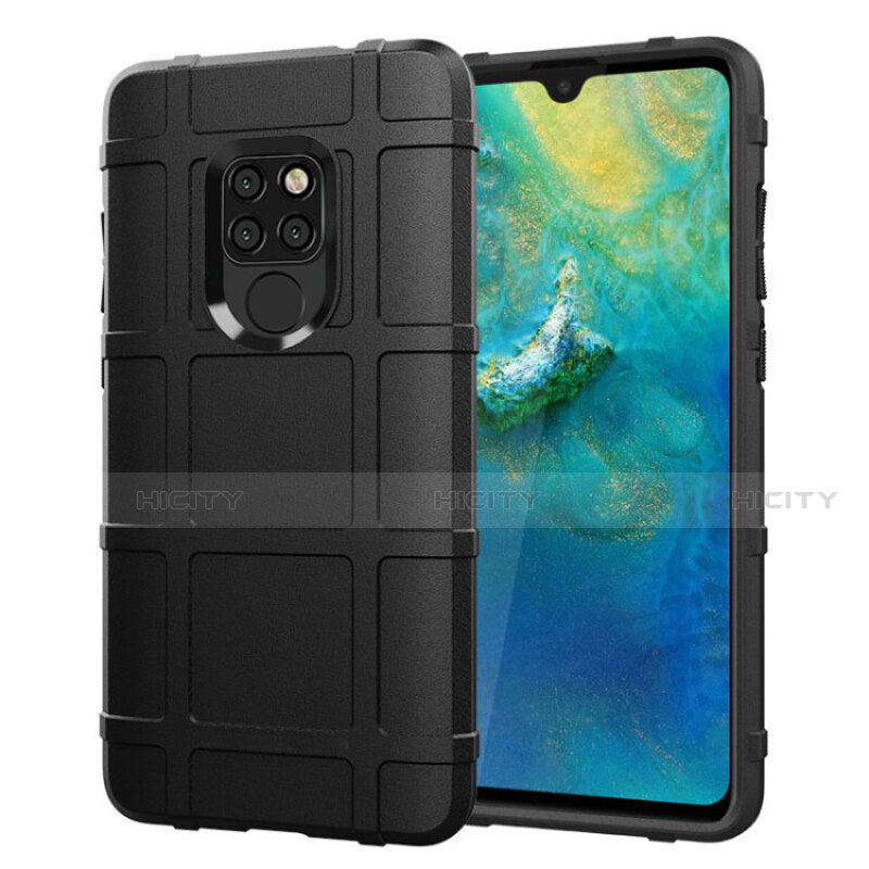 Custodia Silicone Ultra Sottile Morbida 360 Gradi Cover per Huawei Mate 20 Nero