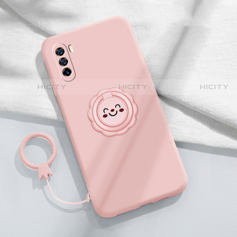 Custodia Silicone Ultra Sottile Morbida 360 Gradi Cover per Huawei Mate 40 Lite 5G Rosa