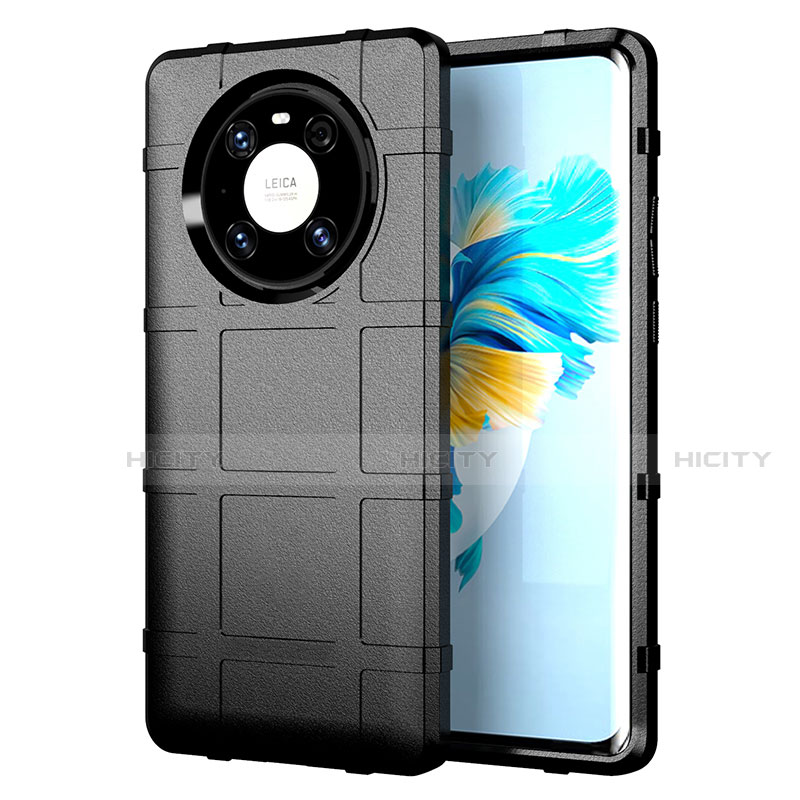 Custodia Silicone Ultra Sottile Morbida 360 Gradi Cover per Huawei Mate 40 Pro Nero