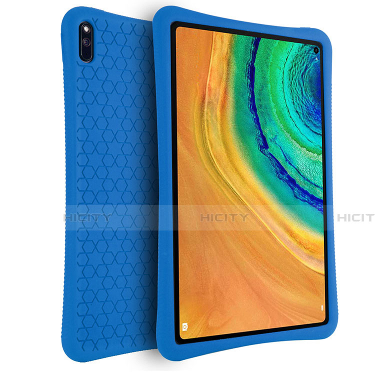 Custodia Silicone Ultra Sottile Morbida 360 Gradi Cover per Huawei MatePad Pro Blu