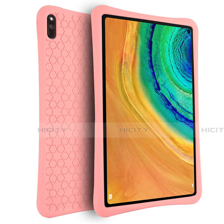 Custodia Silicone Ultra Sottile Morbida 360 Gradi Cover per Huawei MatePad Pro Rosa