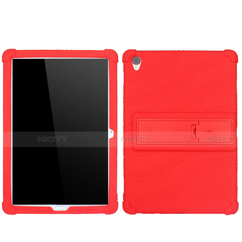 Custodia Silicone Ultra Sottile Morbida 360 Gradi Cover per Huawei MediaPad M6 10.8 Rosso