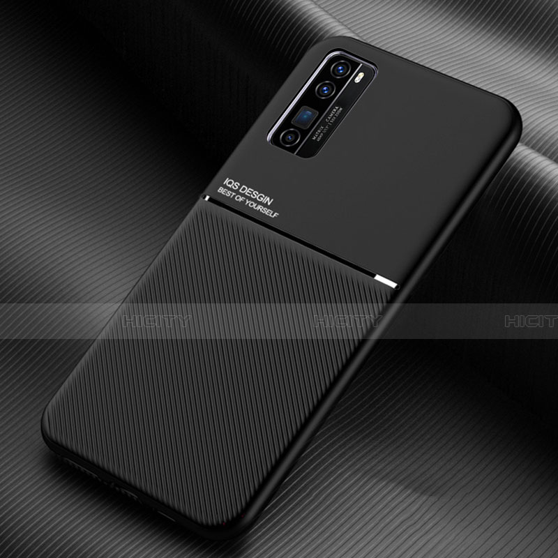 Custodia Silicone Ultra Sottile Morbida 360 Gradi Cover per Huawei Nova 7 Pro 5G Nero