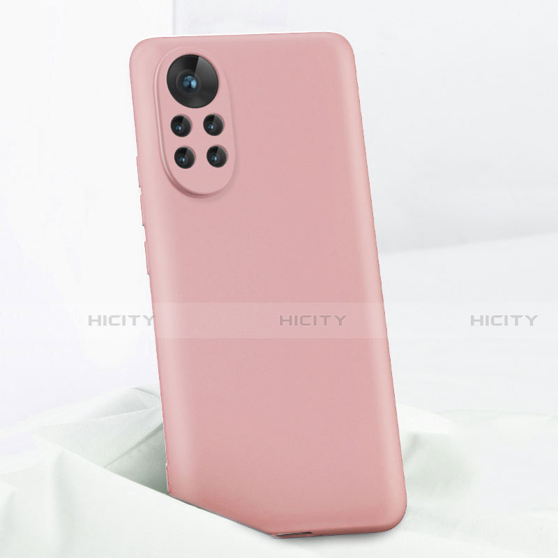 Custodia Silicone Ultra Sottile Morbida 360 Gradi Cover per Huawei Nova 8 5G Rosa