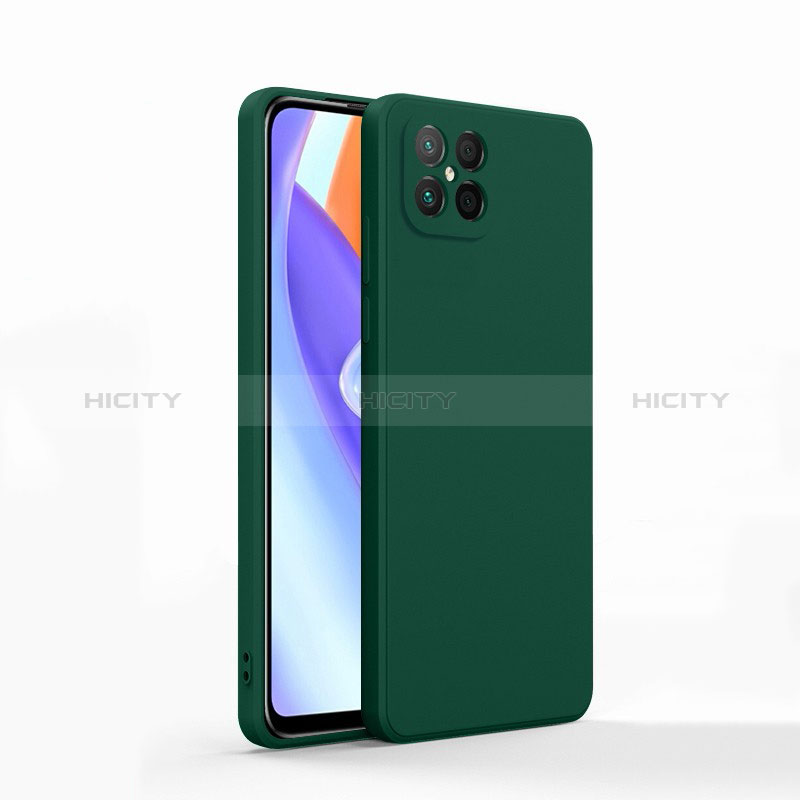 Custodia Silicone Ultra Sottile Morbida 360 Gradi Cover per Huawei Nova 8 SE 4G Verde