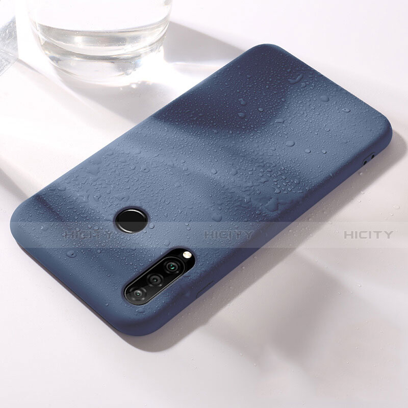 Custodia Silicone Ultra Sottile Morbida 360 Gradi Cover per Huawei P30 Lite New Edition Blu