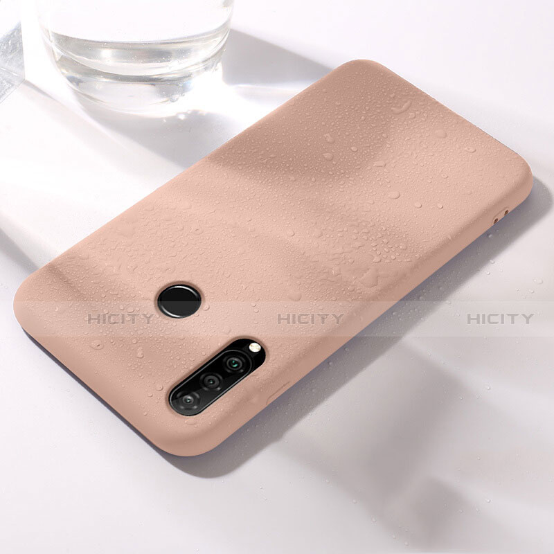 Custodia Silicone Ultra Sottile Morbida 360 Gradi Cover per Huawei P30 Lite XL Oro Rosa