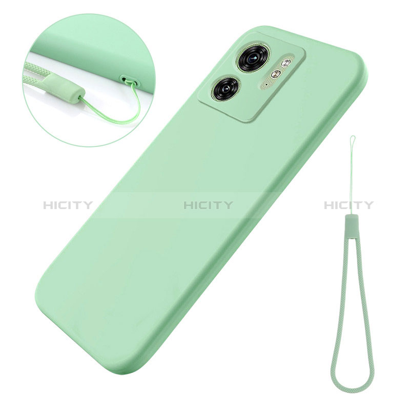 Custodia Silicone Ultra Sottile Morbida 360 Gradi Cover per Motorola Moto Edge 40 5G Verde