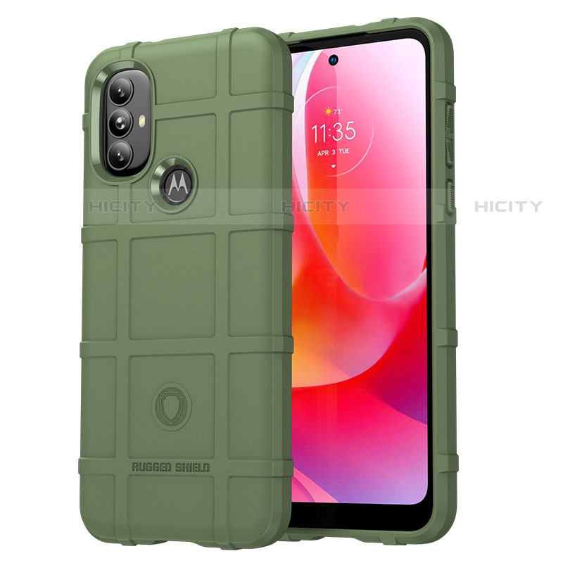 Custodia Silicone Ultra Sottile Morbida 360 Gradi Cover per Motorola Moto G Play (2023) Verde