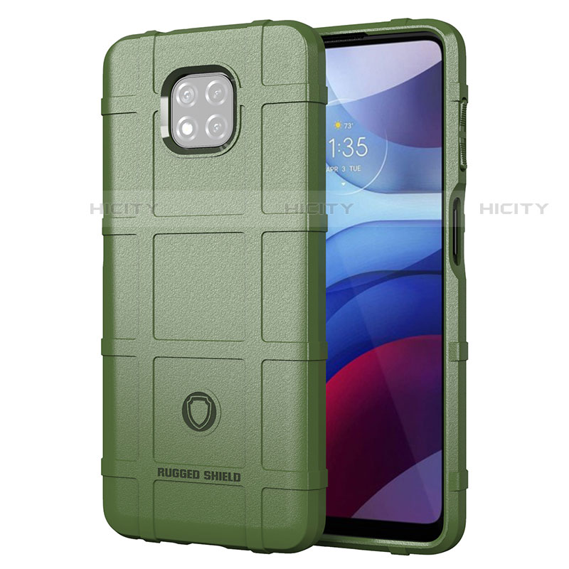 Custodia Silicone Ultra Sottile Morbida 360 Gradi Cover per Motorola Moto G Power (2021) Verde