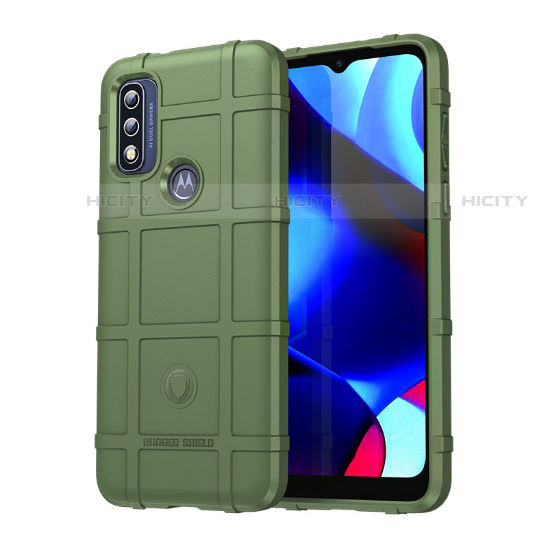 Custodia Silicone Ultra Sottile Morbida 360 Gradi Cover per Motorola Moto G Pure Verde