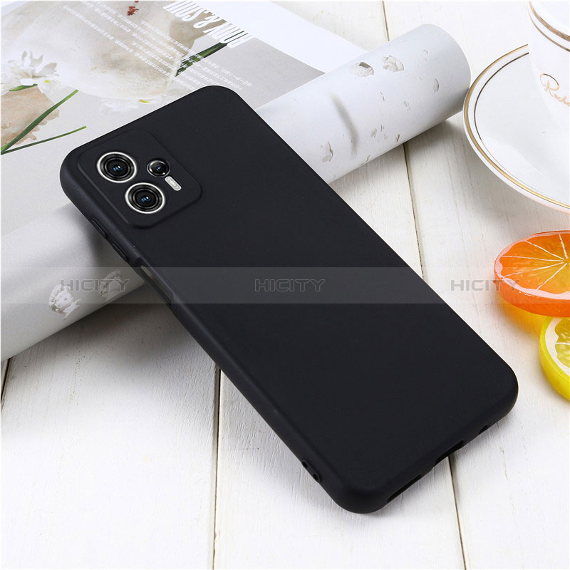 Custodia Silicone Ultra Sottile Morbida 360 Gradi Cover per Motorola Moto G13 Nero