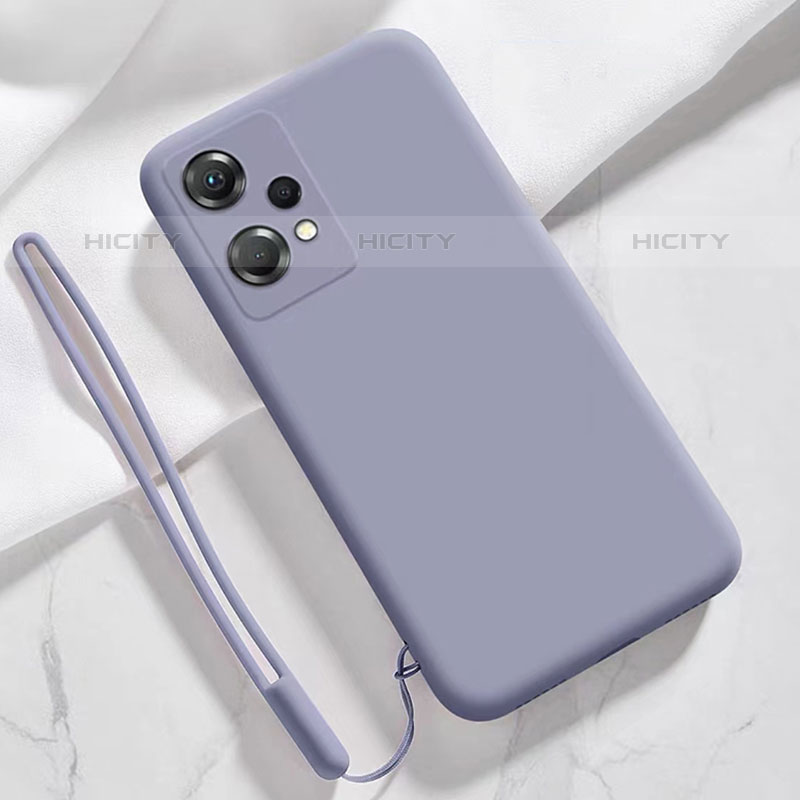 Custodia Silicone Ultra Sottile Morbida 360 Gradi Cover per OnePlus Nord CE 2 Lite 5G Grigio Lavanda