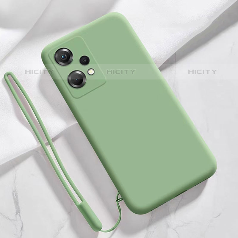 Custodia Silicone Ultra Sottile Morbida 360 Gradi Cover per OnePlus Nord CE 2 Lite 5G Verde Pastello