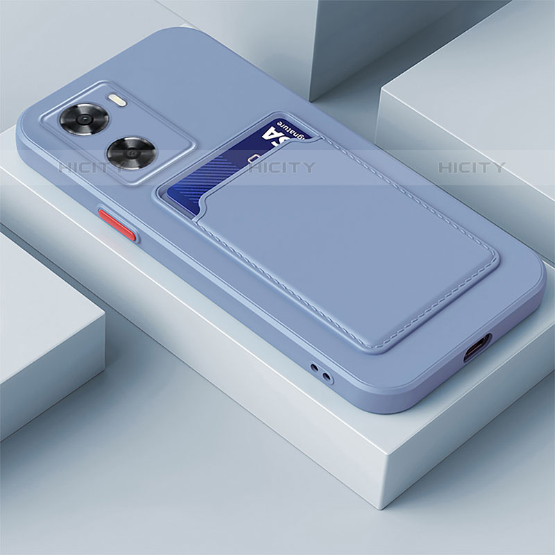 Custodia Silicone Ultra Sottile Morbida 360 Gradi Cover per OnePlus Nord N20 SE Grigio Lavanda