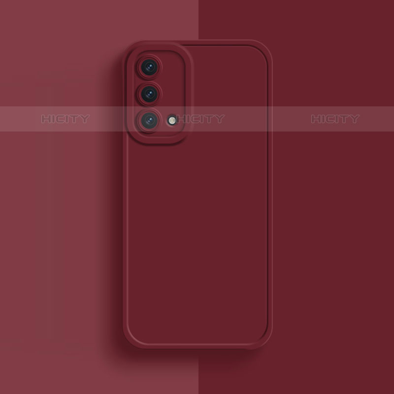 Custodia Silicone Ultra Sottile Morbida 360 Gradi Cover per OnePlus Nord N200 5G Rosso