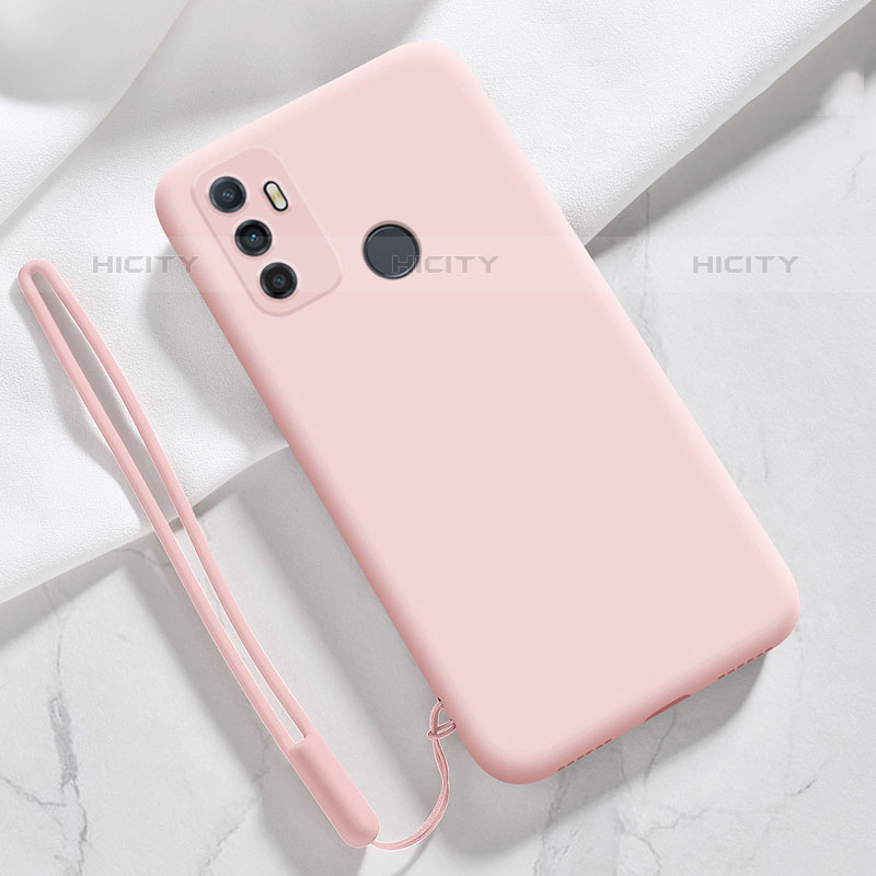 Custodia Silicone Ultra Sottile Morbida 360 Gradi Cover per Oppo A11s Rosa