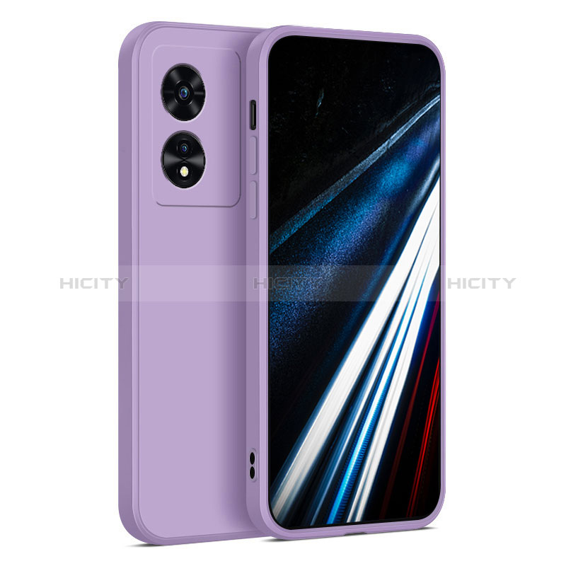 Custodia Silicone Ultra Sottile Morbida 360 Gradi Cover per Oppo A18 Lavanda