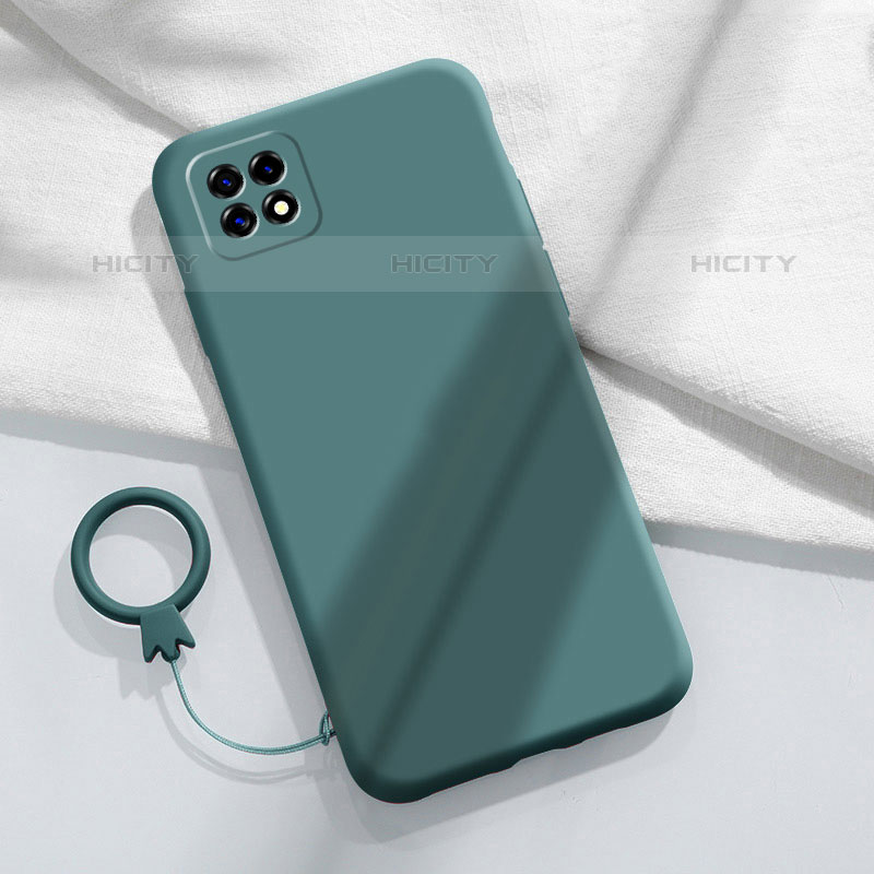 Custodia Silicone Ultra Sottile Morbida 360 Gradi Cover per Oppo A53 5G Verde