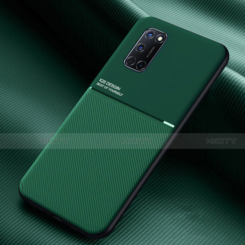 Custodia Silicone Ultra Sottile Morbida 360 Gradi Cover per Oppo A92 Verde