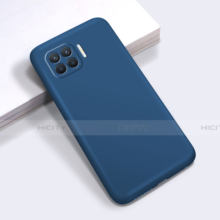 Custodia Silicone Ultra Sottile Morbida 360 Gradi Cover per Oppo F17 Pro Blu