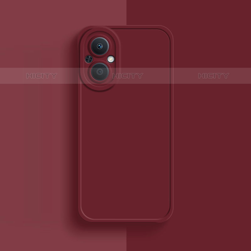 Custodia Silicone Ultra Sottile Morbida 360 Gradi Cover per Oppo F21s Pro 5G Rosso