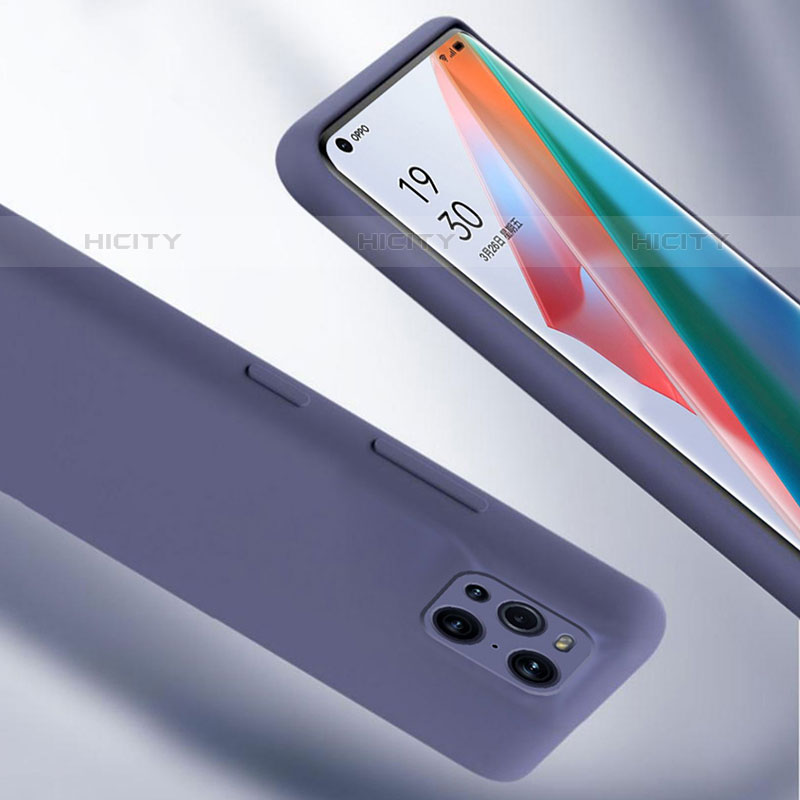 Custodia Silicone Ultra Sottile Morbida 360 Gradi Cover per Oppo Find X3 Pro 5G