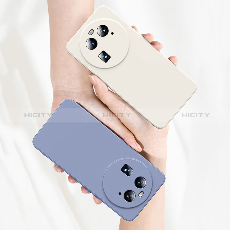 Custodia Silicone Ultra Sottile Morbida 360 Gradi Cover per Oppo Find X6 5G