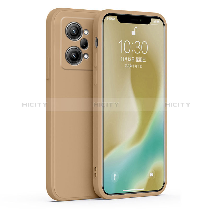 Custodia Silicone Ultra Sottile Morbida 360 Gradi Cover per Oppo K10 Pro 5G Marrone