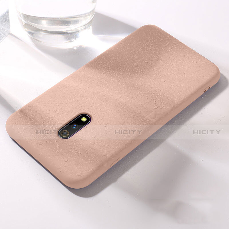 Custodia Silicone Ultra Sottile Morbida 360 Gradi Cover per Oppo K3 Oro Rosa