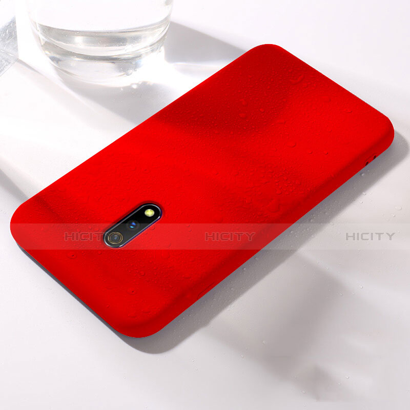 Custodia Silicone Ultra Sottile Morbida 360 Gradi Cover per Oppo K3 Rosso