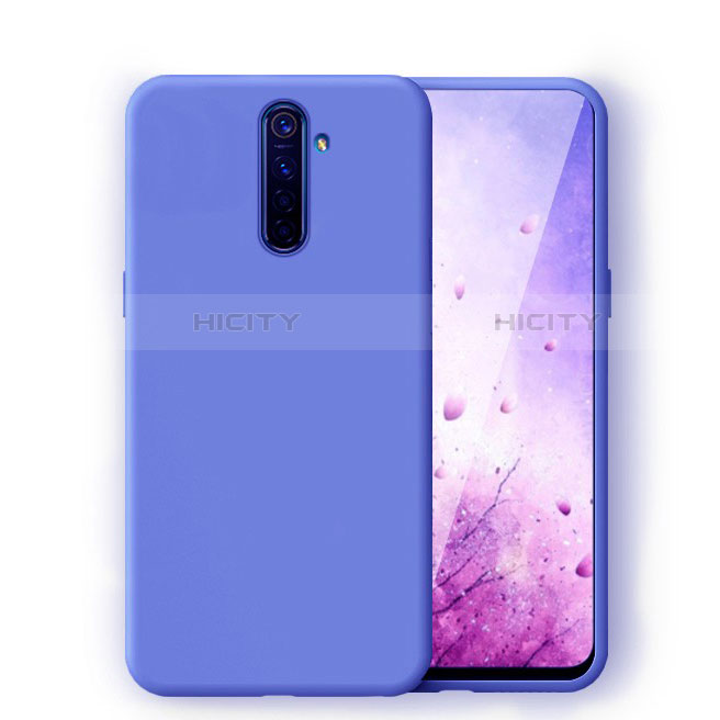 Custodia Silicone Ultra Sottile Morbida 360 Gradi Cover per Oppo Reno Ace Blu