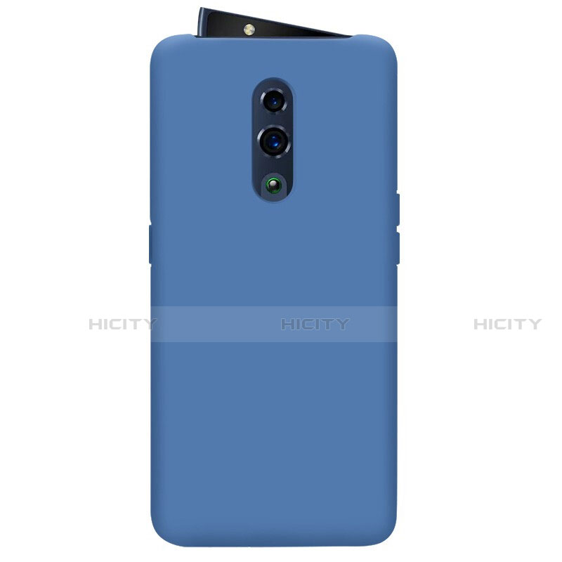 Custodia Silicone Ultra Sottile Morbida 360 Gradi Cover per Oppo Reno Blu