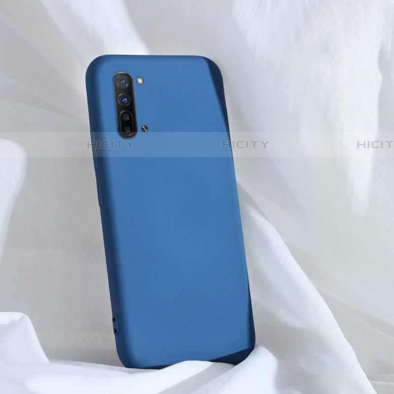 Custodia Silicone Ultra Sottile Morbida 360 Gradi Cover per Oppo Reno3 Blu