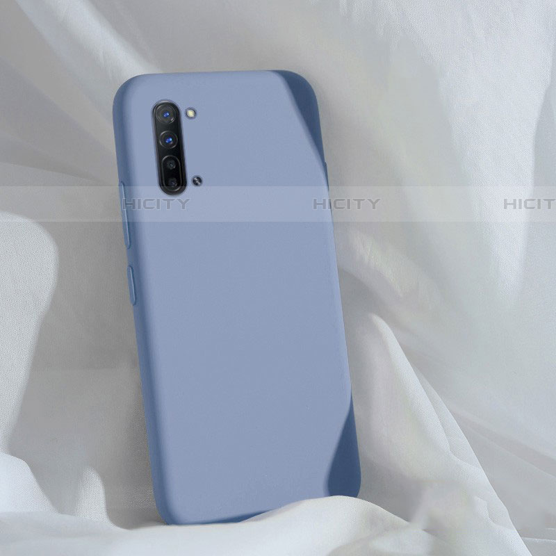 Custodia Silicone Ultra Sottile Morbida 360 Gradi Cover per Oppo Reno3 Grigio