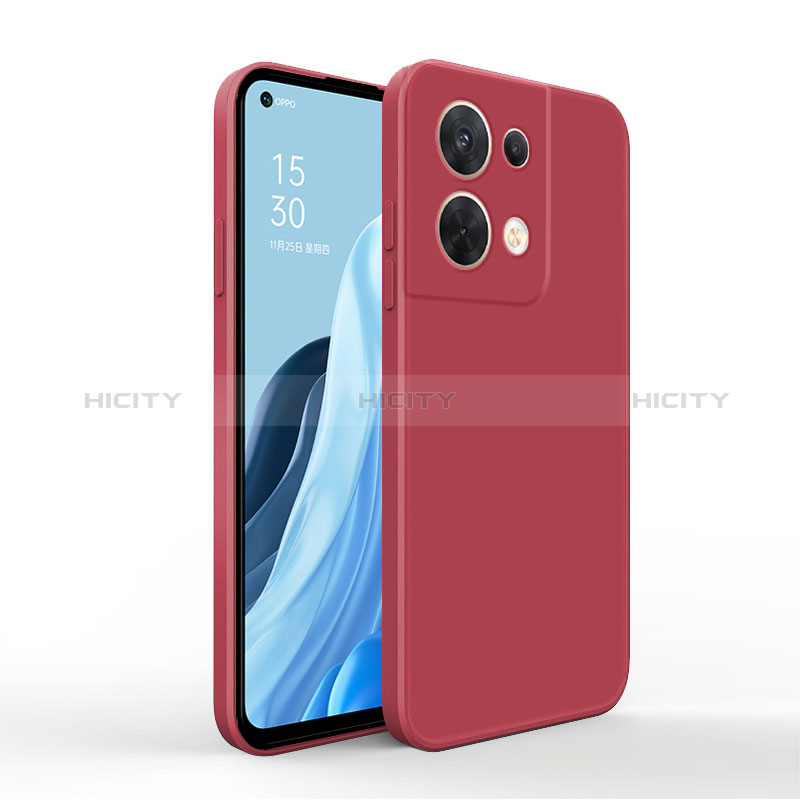 Custodia Silicone Ultra Sottile Morbida 360 Gradi Cover per Oppo Reno9 Pro+ Plus 5G