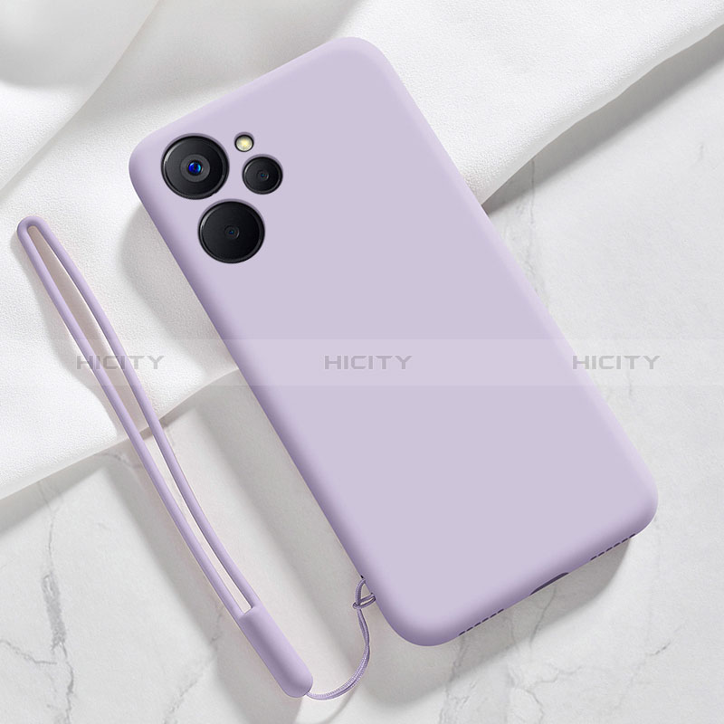 Custodia Silicone Ultra Sottile Morbida 360 Gradi Cover per Realme 10 5G Lavanda