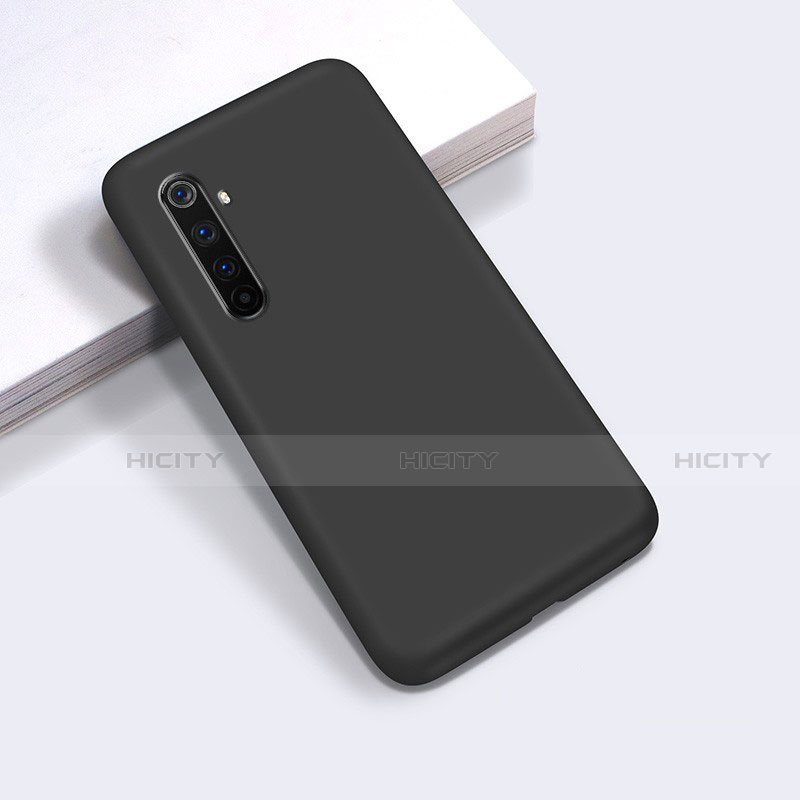 Custodia Silicone Ultra Sottile Morbida 360 Gradi Cover per Realme 6 Pro Nero