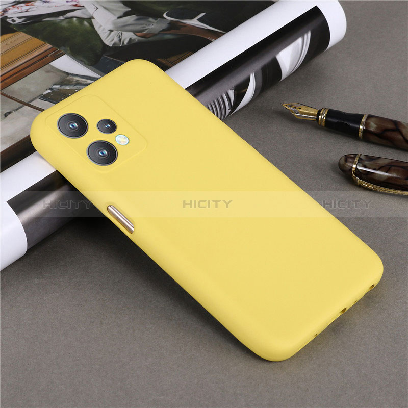 Custodia Silicone Ultra Sottile Morbida 360 Gradi Cover per Realme 9 4G Giallo